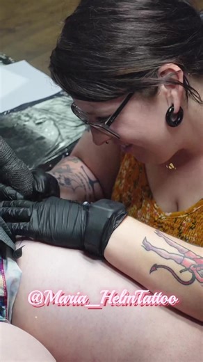 Episode 9262528 | We got another reel with Maria’s #tattoo skills! Keep up the good work M! #thehelm #tattoos #tattoolover #tattooinspo #tattooapprentice #fun #capcut