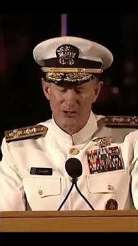 Admiral William H. McRaven - 10 Lessons Learned from SEAL Training #navyseal #motivation