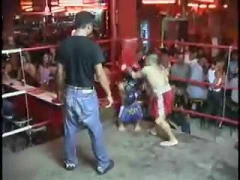 Dwarf Midgets Muay Thai Boxing amazing