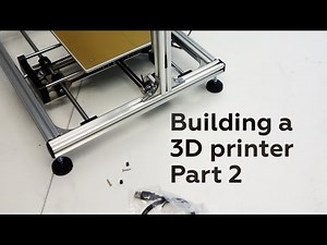 Building the Velleman K8200 3D printer - Part 2: Assembly