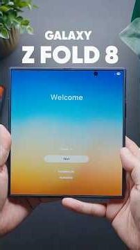 Samsung Galaxy Z Fold 8 - This Changes Foldables Again