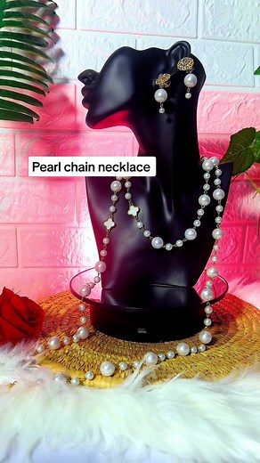 Beaded Pearl Chain Necklace Tutorial