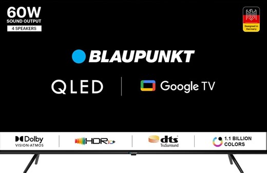 Blaupunkt CyberSound G2 series consisting of HD, FHD, 4K LED and QLED smart TV models launched - Gizmochina