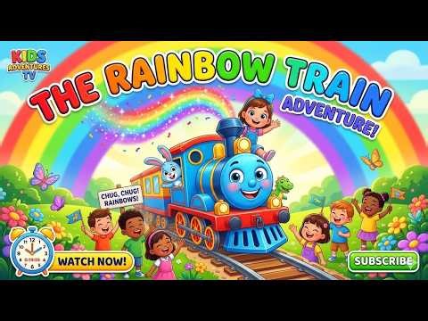 Colorful Rainbow Train Journey Kids Can't Resist!