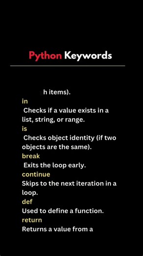 🔥 What Are Keywords in Python? | Python Interview Questions
