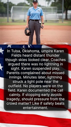 THE SUMMER LEAGUE UMPIRE WHO STOPPED THE GAME ⚾🌩️