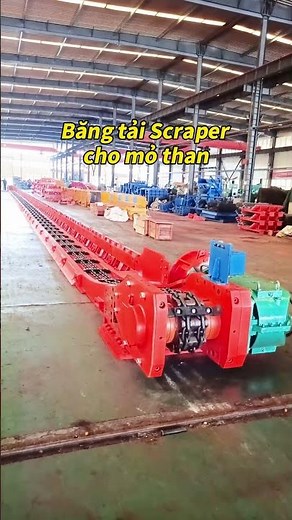 Coal mine transportation scraper conveyor. #scraper #machine #coal #vietnam #uzbekistan