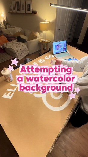 Watercolor Banner Background Painting Tutorial