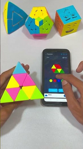 Solving Pyraminx with Rubik’s Cube App