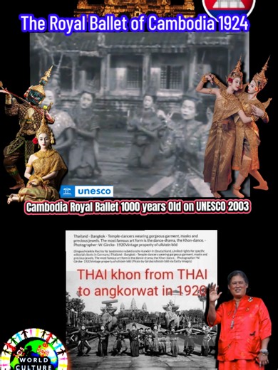 Documentary video of the Royal Ballet of Cambodia, filmed by the French in 1924, during the time when Cambodia was under French colonial rule. The documentary video clearly show that the photo below is of a Cambodian dancer, not a Thai dancer. The Thais are editing the information and creating f@ke news to claim the historical Cambodia photo. Note: The Royal Ballet of Cambodia or Khmer Classical Dance On the Representative List of the Intangible Cultural Heritage of Humanity by UNESCO since 2003