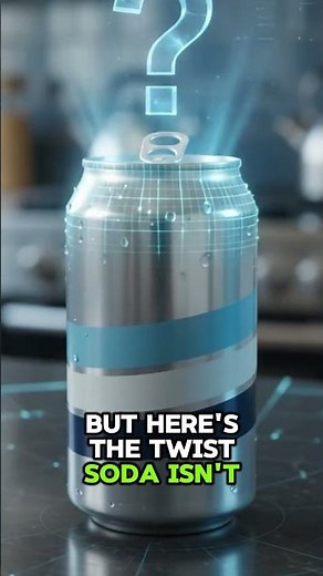 Why Soda Cans Explode in the Freezer #factburst #facts #foodfacts