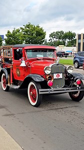68K views · 2.5K reactions | 1930 Ford Model A Fire Truck Drive By Engine Sound Woodward Dream Cruise 2024 | Casey Faitel | Facebook