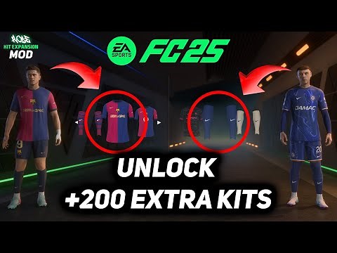 UNLOCK +200 EXTRA KITS in FC25 with this FREE Mod | Kit Expansion Mod Showcase