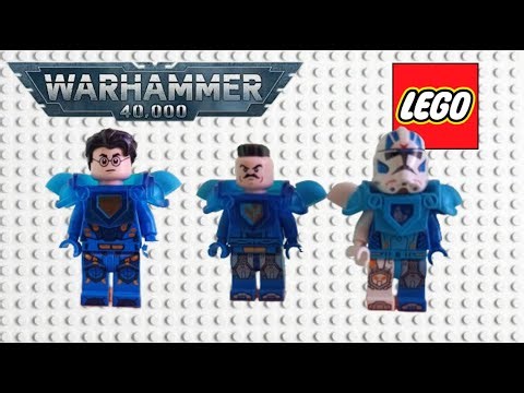 How make a Spacemarine Battle pack with LEGO