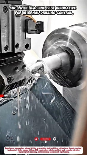 CNC Lathe Machine Best Innovative for Internal Drilling Control