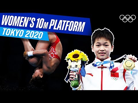 14-year-old Quan Hongchan writes Olympic history! | FULL Women's 10m platform 💦 | Tokyo 2020