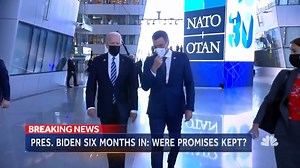 19K views · 437 reactions | As President Biden marks six months in office, Kelly O'Donnell reports from the White House on his administration’s progress on key pledges. | NBC Nightly News with Tom Llamas | Facebook