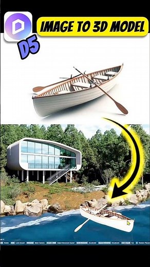 D5 3.0 - Image to 3D Model #d5render #revit #architecture