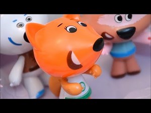 Ми-ми-мишки, новая серия, Лисичка не умеет плавать, игрушки из мультфильма.