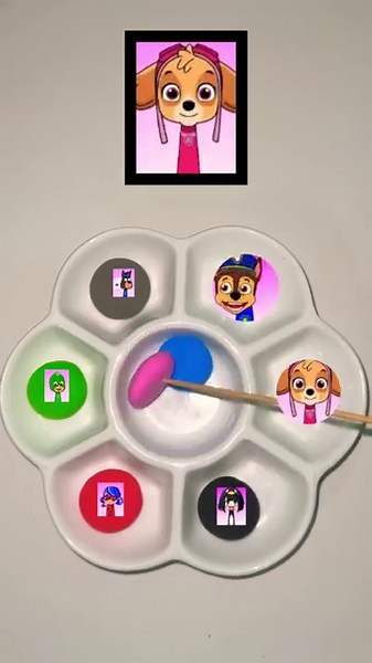 Sprunki OC colorful colors paw patrol mixing|skye#satisfying #colormixing #colors #pawpatrol #skye
