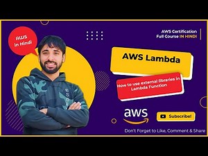 187 - How to use external libraries in Lambda Function - Install external library without layers