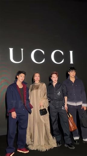 Friend of house Hồ Ngọc Hà nổi bật giữa dàn trai đẹp hậu buổi xem phim ‘The Tiger’ nhà GUCCI