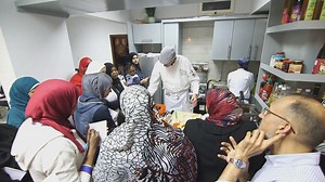 EGYPT / REFUGEE WOMEN COOKING COURSE