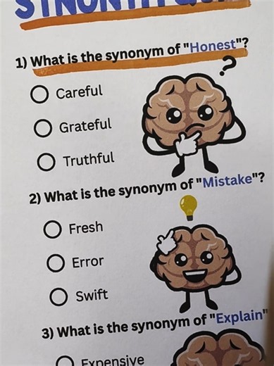 Synonym Quiz: Test Your English Vocabulary!