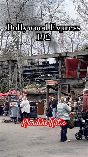 Dollywood Express Engine 192 Klondike Katie #railfan #railfanning #train #dollywood #192 #klondike