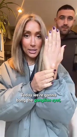 Doctor's orders are doctor's orders 🤷😬 #ganglioncyst #painful #medical #trending | VT