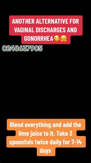 Natural Solution for Gonorrhea and Vaginal Discharge