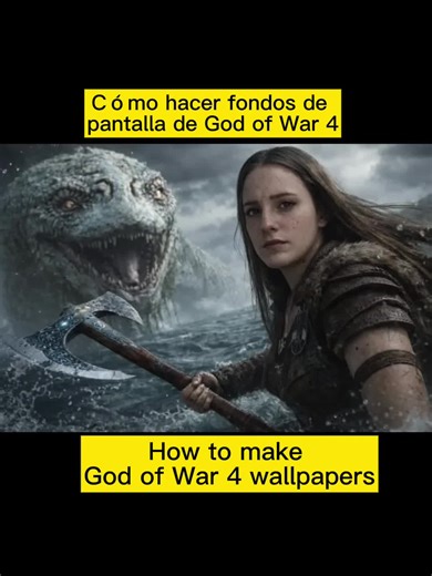 Creación de fondos de pantalla de God of War 4 con AI