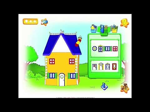 Playing Caillou Builds a dollhouse