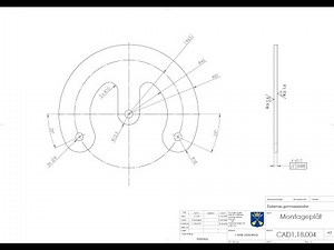 CAD-övning med ritning - Modellerande av CAD1.18.004 - SolidWorks