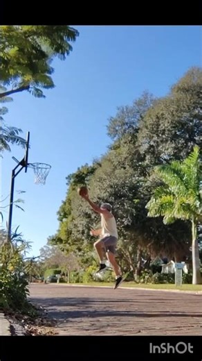 60 year old with pump fake and drop step to the hoop.