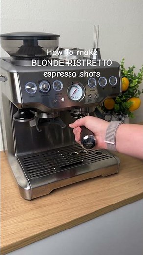 Blonde Ristretto at home