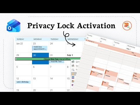 How to hide appointments in Outlook Calendar (Privacy Enforcement)