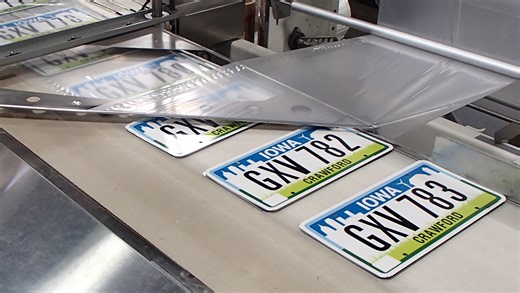 Which Iowa custom license plate is the most popular? See the 2025 data