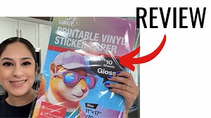 Watch Review - Uinkit Premium Vinyl Sticker for Inkjet Printer on Amazon Live