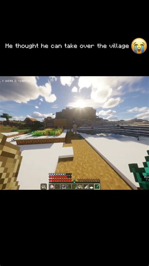 THIS VILLAGE IS MINE #minecraft #shorts