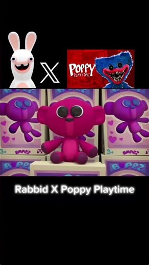 Rabbid X Poppy Playtime ☠️ Part 3 #rabbidsinvasion #skulledit #edit #shorts