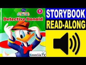 Mickey Mouse Clubhouse Read Along Story book | Read Aloud Story Books for Kids | Detective Donald