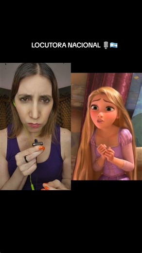 DOBLAJE - RAPUNZEL #doblaje #fandub #doblajelatino #luciatenuta #rapunzel