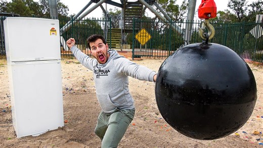 Atlas stone drop from 148 ft was a perfect hit