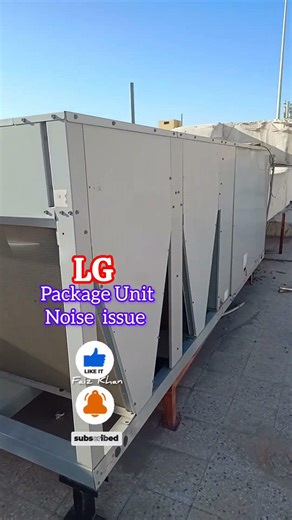 LG Package AC noise issue #hvaclife #hvac #hvaccontractor#hvacschool #hvactechnician #hvactools