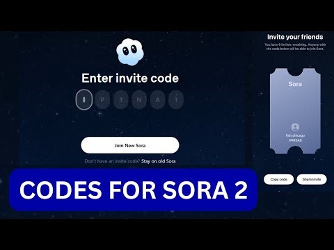 🔴 Live: Sora 2 Invite Codes-GET YOUR Sora 2 Invite Code NOW