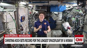 NASA astronaut Christina Koch just broke the record for the longest single spaceflight by a woman. Her advice for young girls? “Do what scares you.” https://cnn.it/39j3MNP | CNN