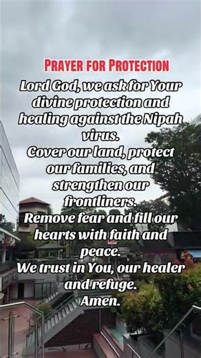 A Prayer for Protection Against the Nipah Virus. #BibleVerse #WordOfGod #ScriptureOfTheDay #Bible