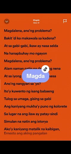 Magda🎶 #gloc9 #lyrics #spotify #kantakamuna #oooooomerr_ #fyp