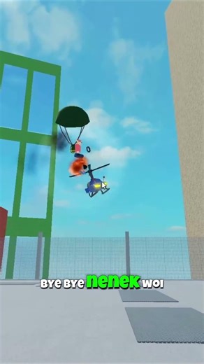 NENEK PAKAI PARASUT 🪂 #shorts #roblox #subscribe #anindhitavwp